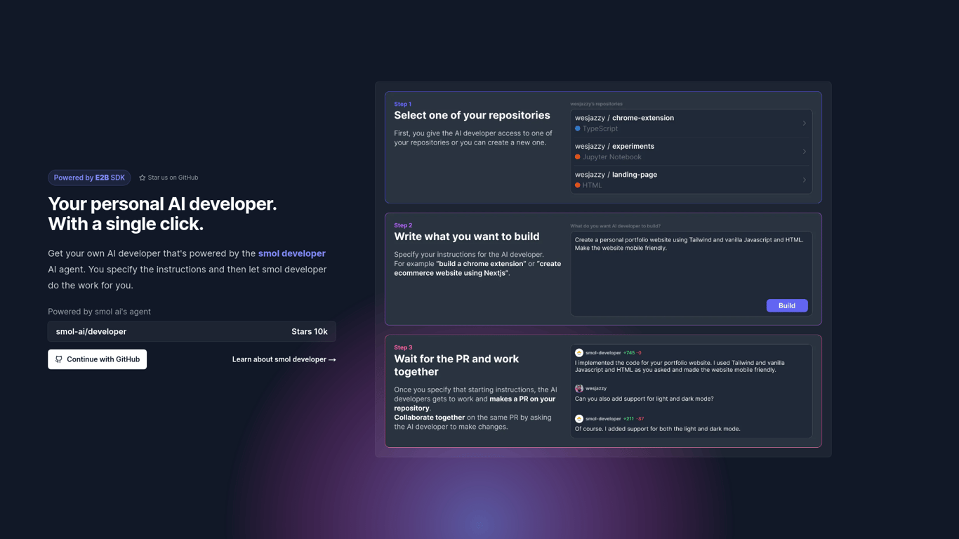 Thumbnail image for Smol Developer