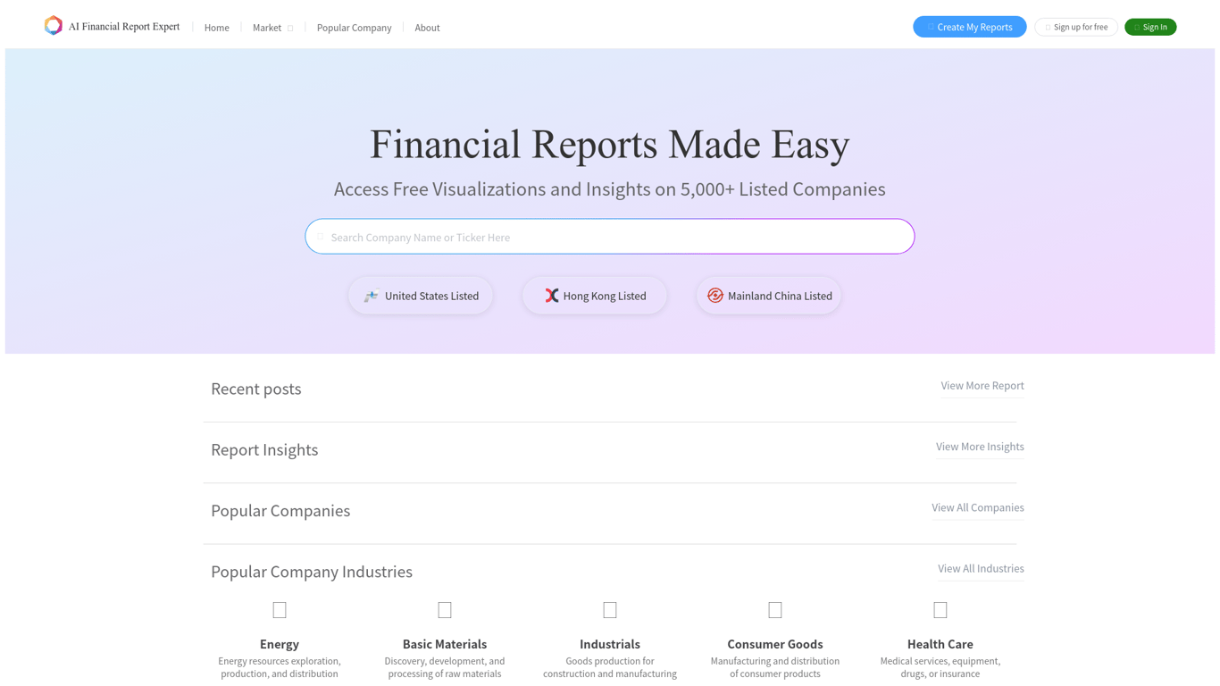 AI Financial Report Analysis