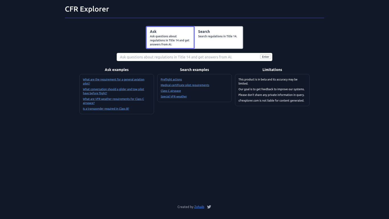 Thumbnail image for CFR Explorer