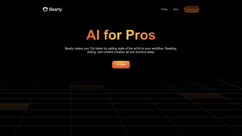 Thumbnail image for Bearly AI