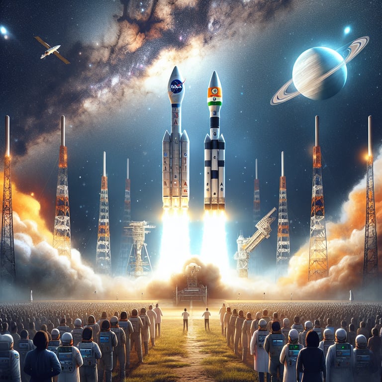 NASA and ISRO: A Stellar Collaboration for Groundbreaking Satellite Launch!
