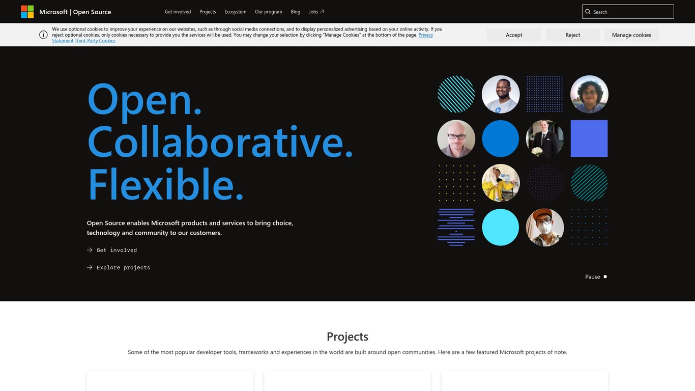Microsoft on GitHub