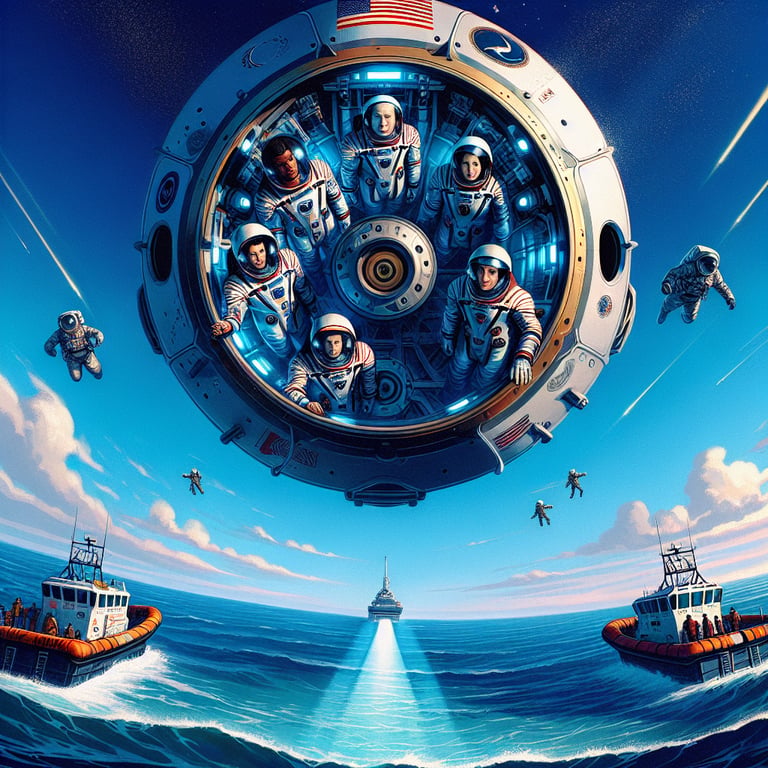 SpaceX Crew-10 Astronauts Touch Down: A Milestone Splash in the Pacific Ocean!