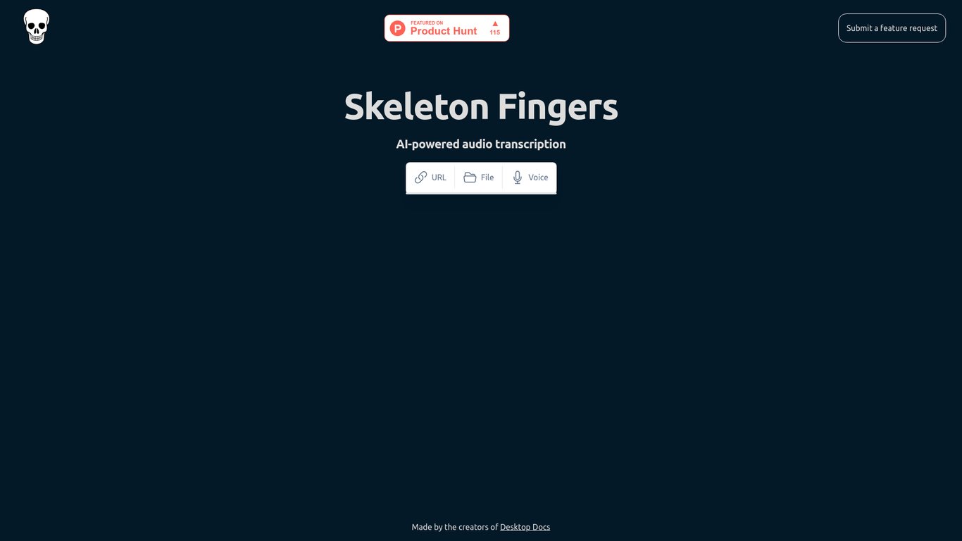 Skeleton Fingers