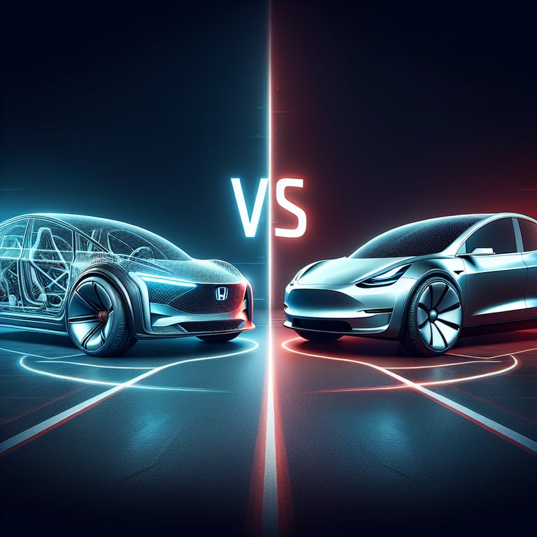 2025 Honda Prologue vs. Tesla Model Y: The EV Face-Off Everyone's Talking About!