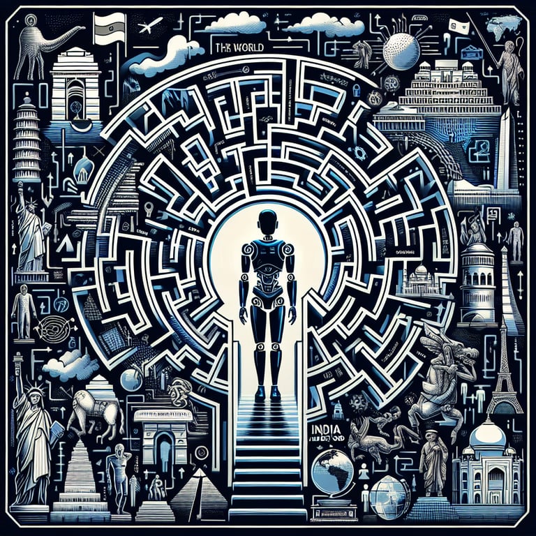 AI Copyright Conundrum: Navigating Legal Labyrinths in India and Beyond
