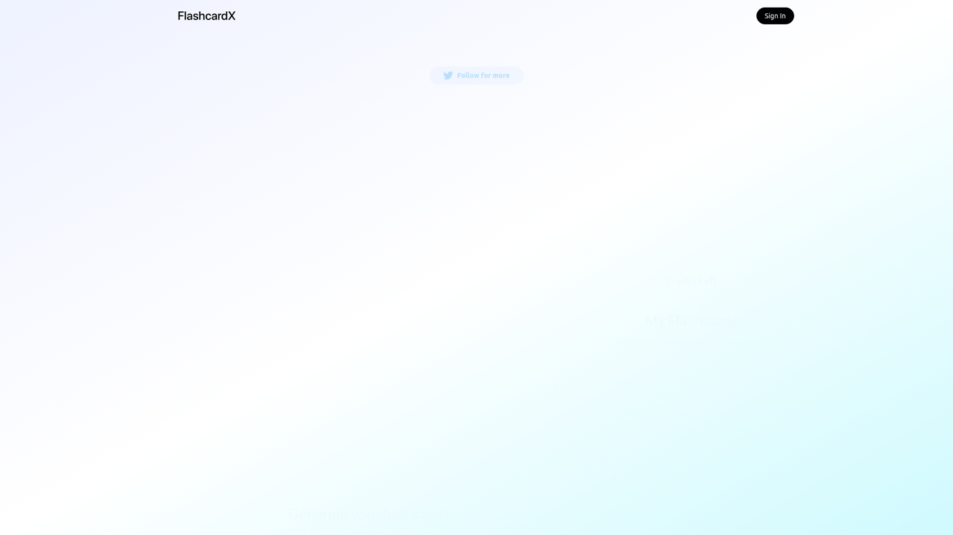 Thumbnail image for FlashcardX