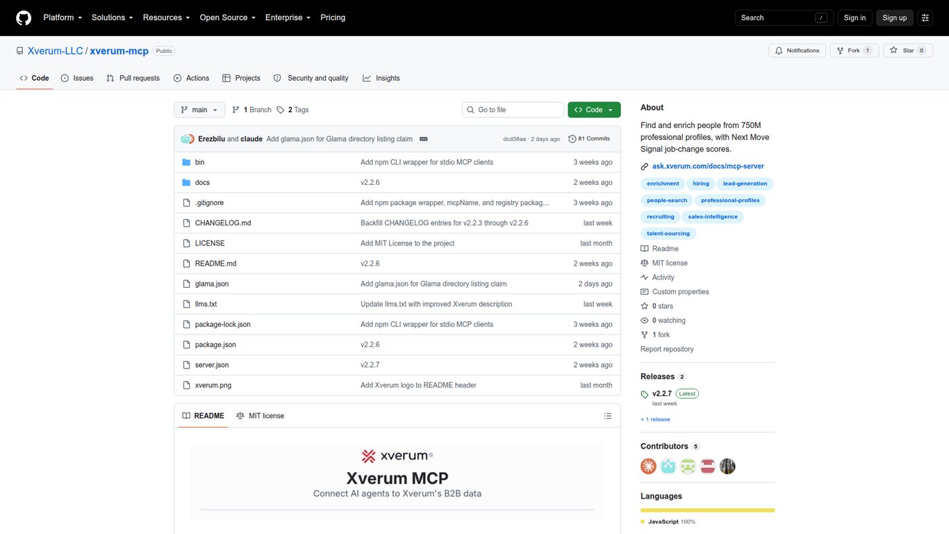 Xverum mcp
