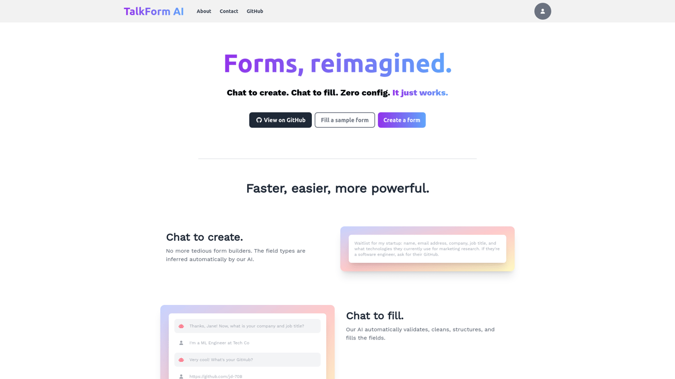 Thumbnail image for TalkForm.ai