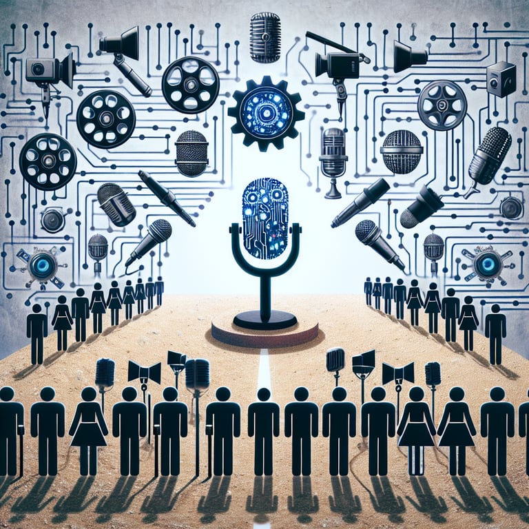 Hollywood Strikes Back: Celebrities Rally Against AI Copyright Relaxation