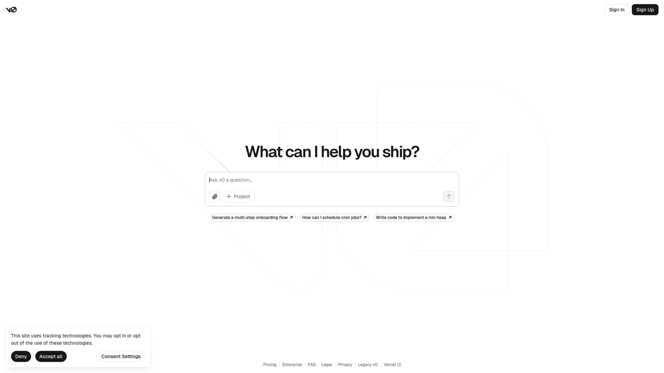 Thumbnail image for v0.dev