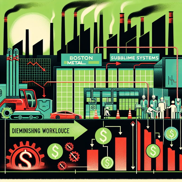 Massachusetts Green Tech Setback: Boston Metal and Sublime Systems Slash Workforce Amid Funding Woes