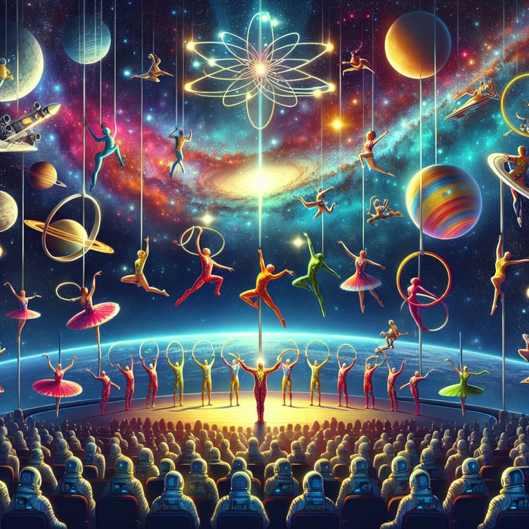 Cirque du Soleil's Galactic Dance: Paraboles, An Epic Performance in Space!