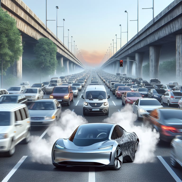 Tesla Driver's Speedy Mistake: Fast Cars Don't Beat Traffic Jams!