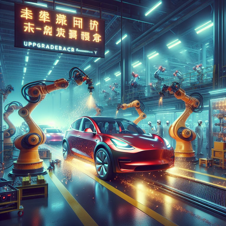 Tesla Fires Up Production: Revamped Model Y Hits Shanghai Factory