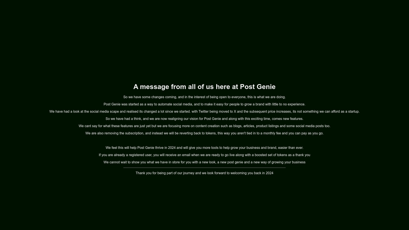 Post Genie