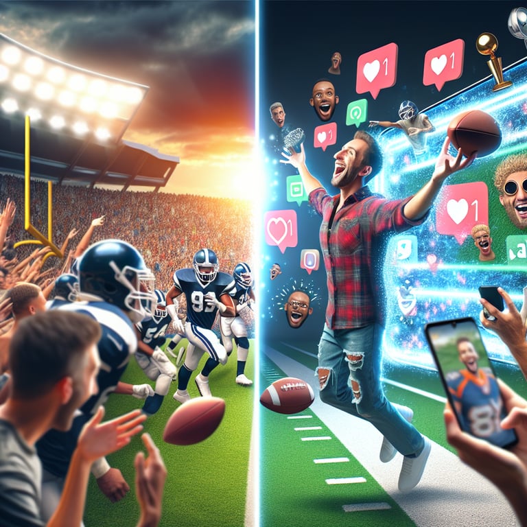 From Battlefield to Instagram Fame: The Unstoppable Rise of an NFL Superfan
