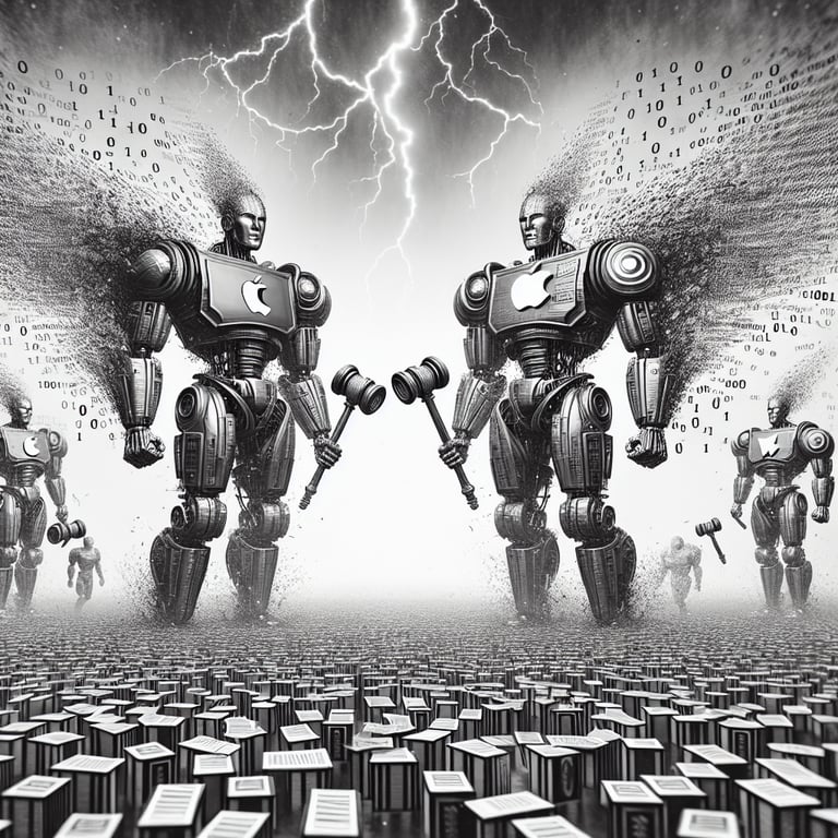 AI Giants Scramble in Copyright Legal Battles