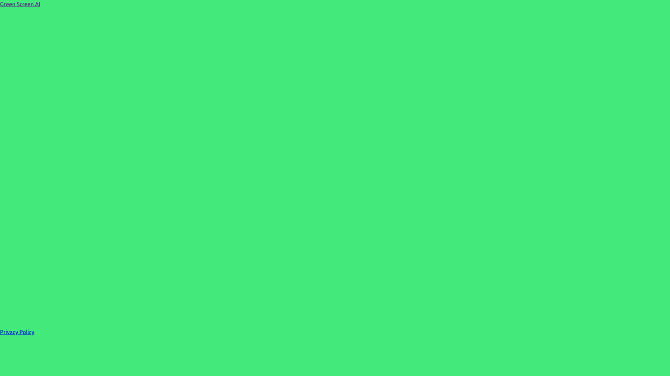 Green Screen AI