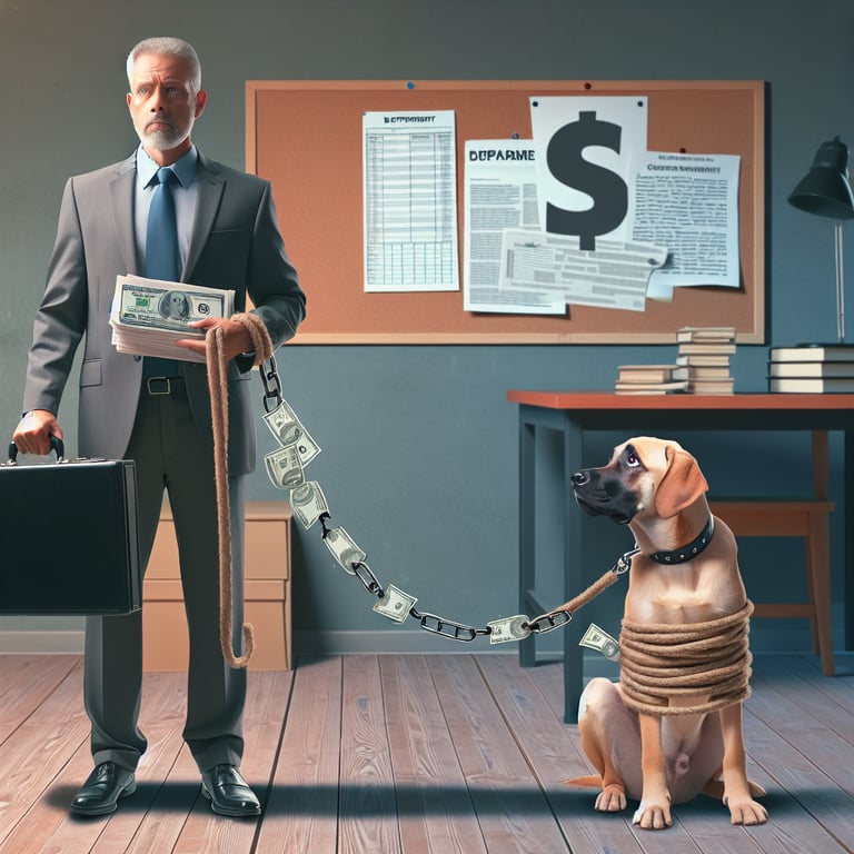 New Career Constraints: 30-Year-Old Struggles with Income Due to Dog's Separation Anxiety