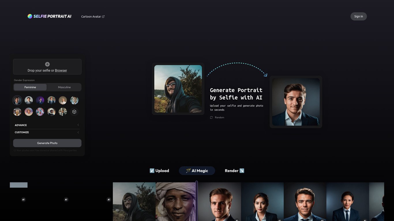 Business Portrait AI