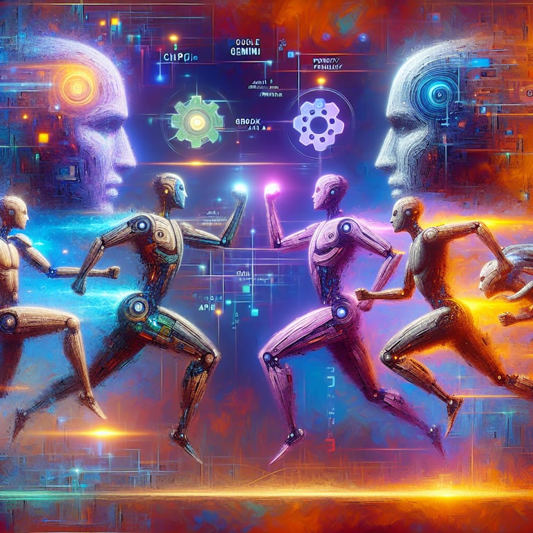 AI Showdown: ChatGPT Takes on Google Gemini, Perplexity, and Grok AI!