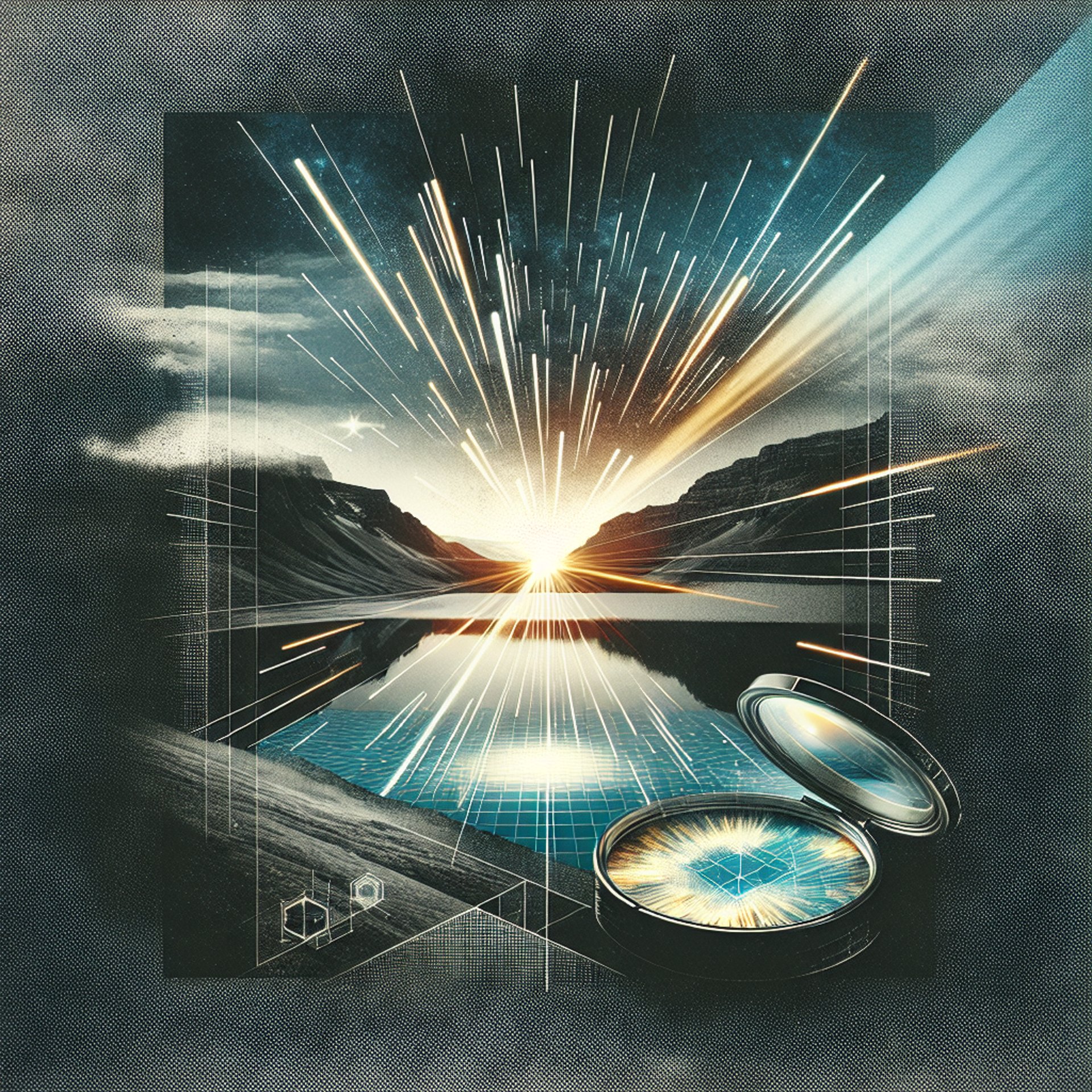 Unveiling Lake Secrets: The Sunglint Satellite Image Phenomenon!