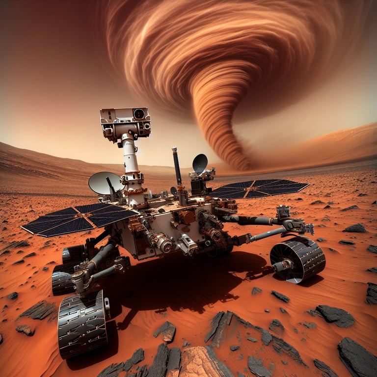 NASA's Perseverance Rover Captures Stunning Martian Selfie with Dust Devil Photobomb