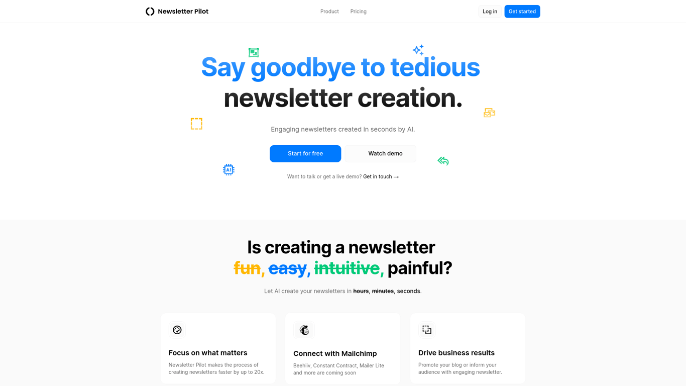 Newsletter Pilot