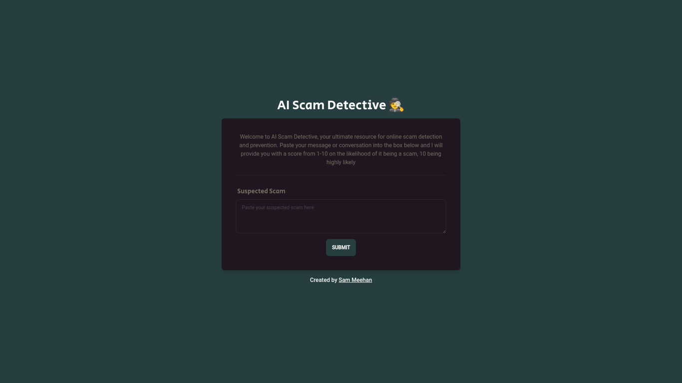 AI Scam Detective