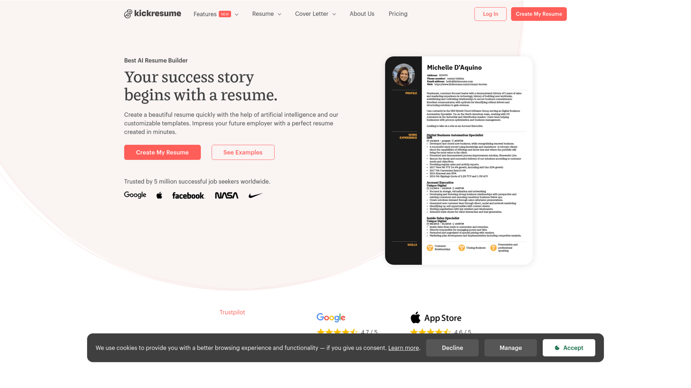 Kickresume