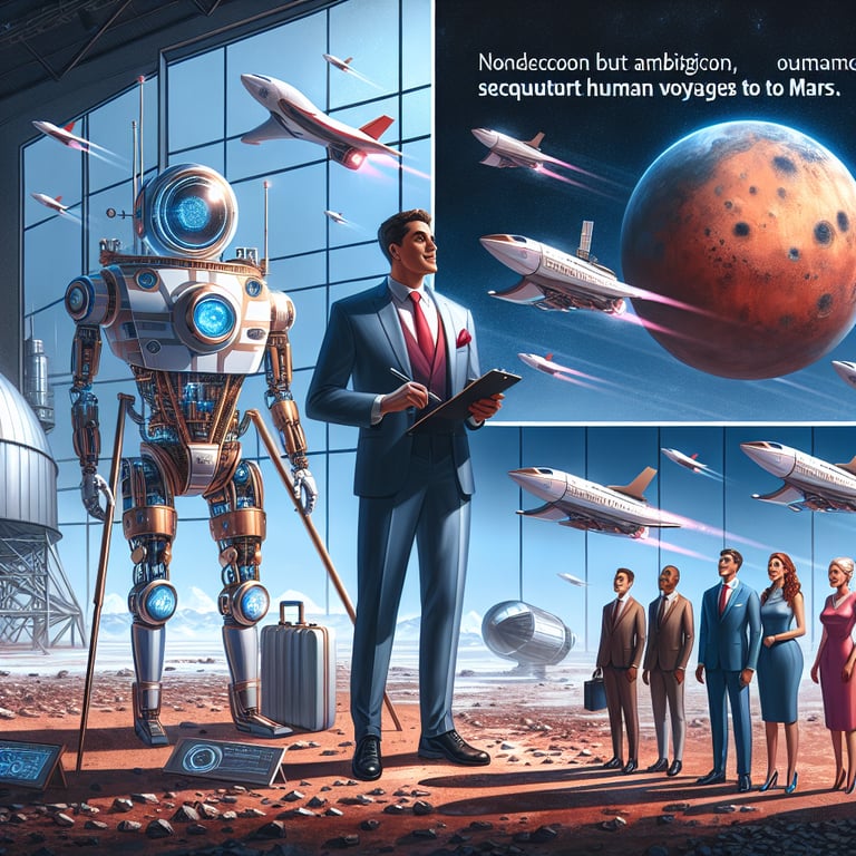 Elon Musk Eyes Mars: Ambitious Plans for a 2026 Robotic Mission Followed by Human Voyages