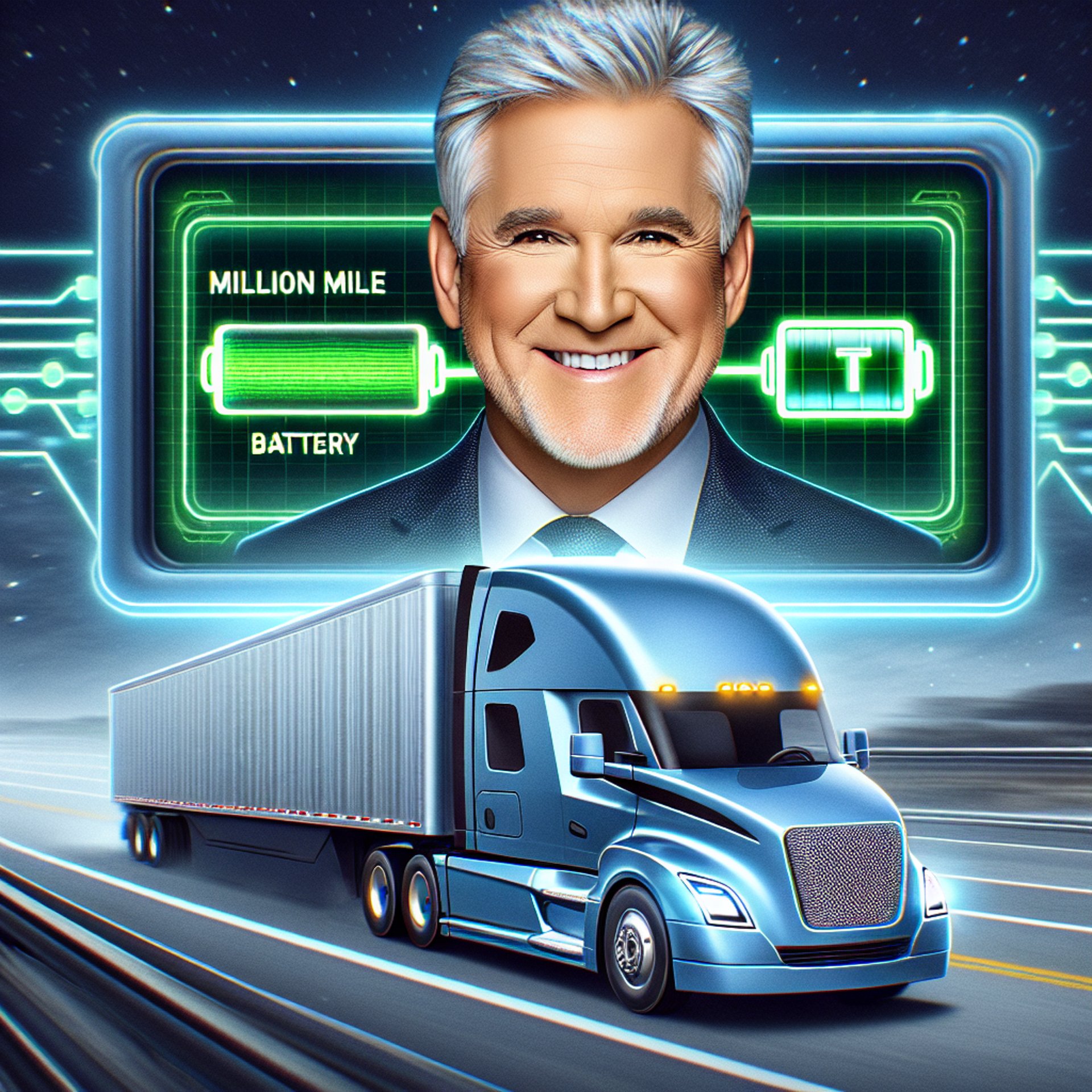 Jay Leno Takes Tesla Semi for a Spin with a Million-Mile Battery