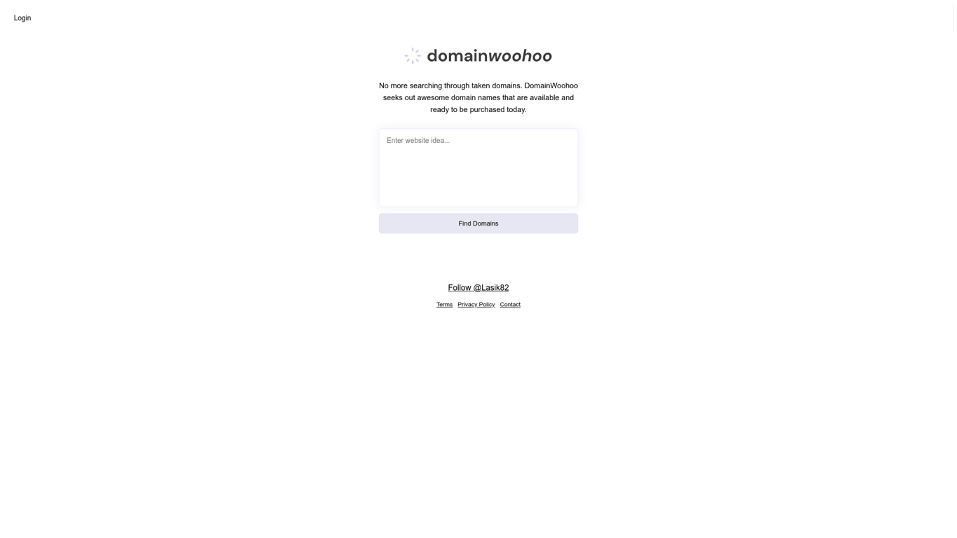 Thumbnail image for DomainWoohoo