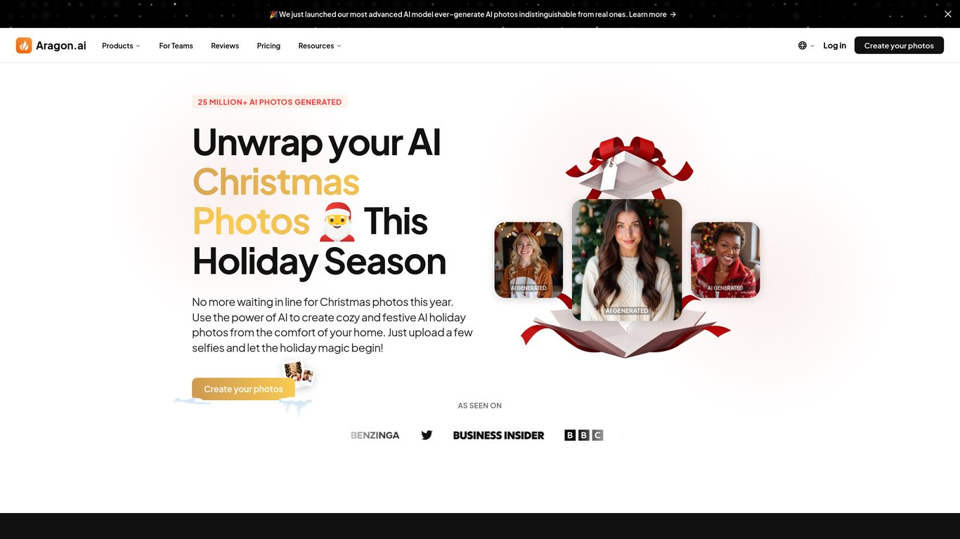 AI Christmas Photo Generator