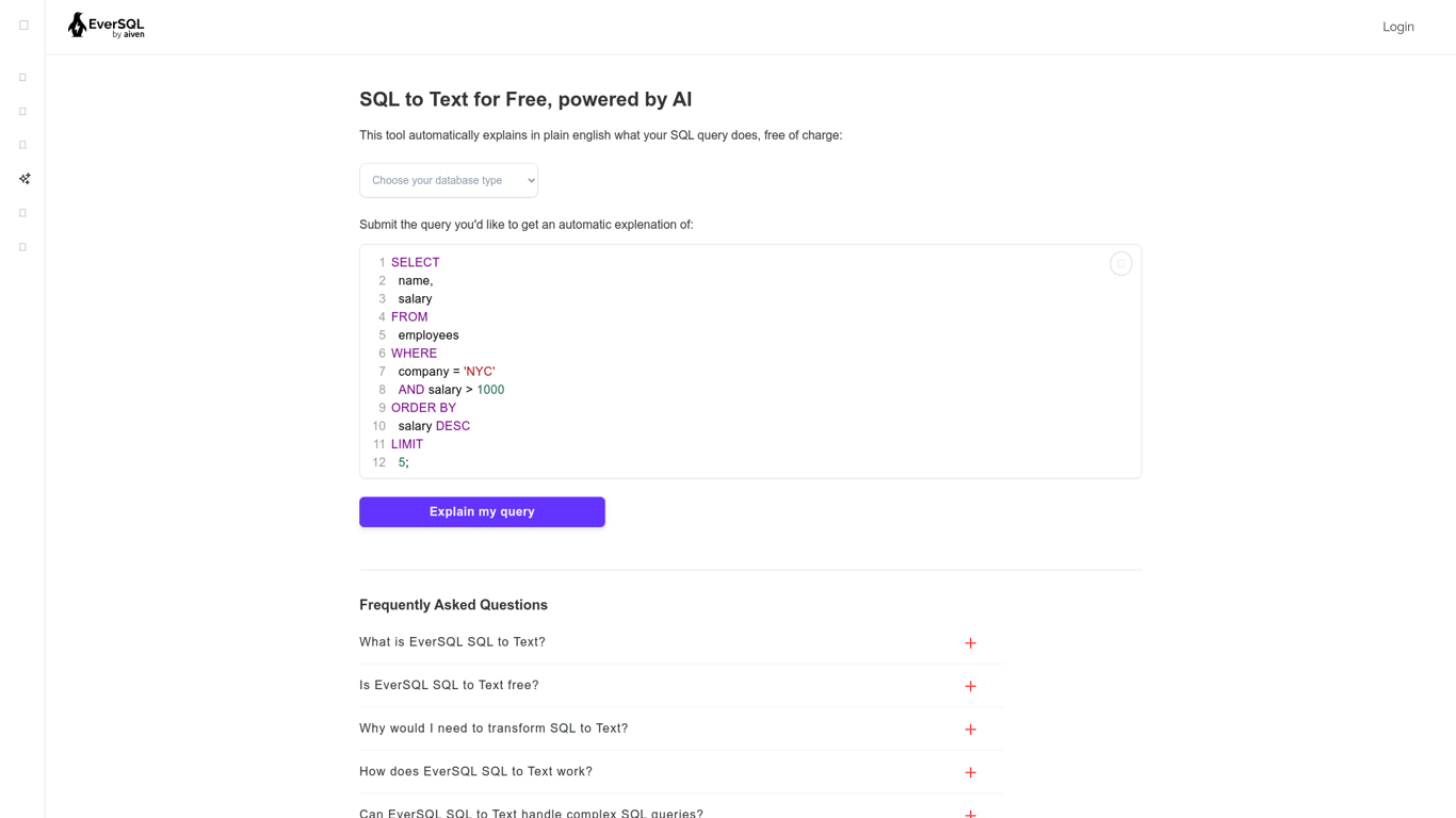 EverSQL