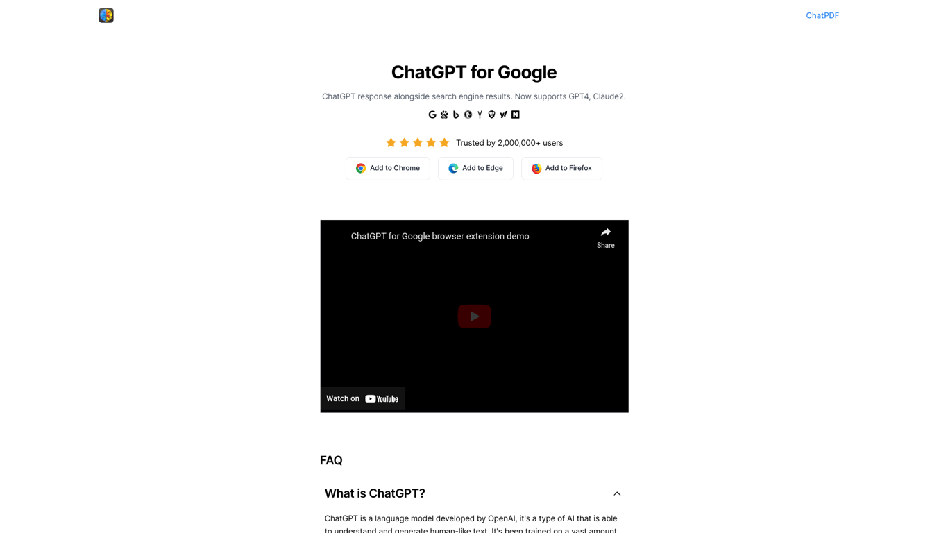 Thumbnail image for ChatGPT for Google