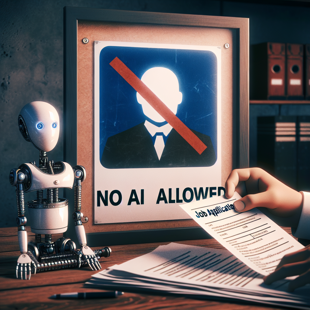 Anthropic Goes Old School: Bans AI in Job Applications!