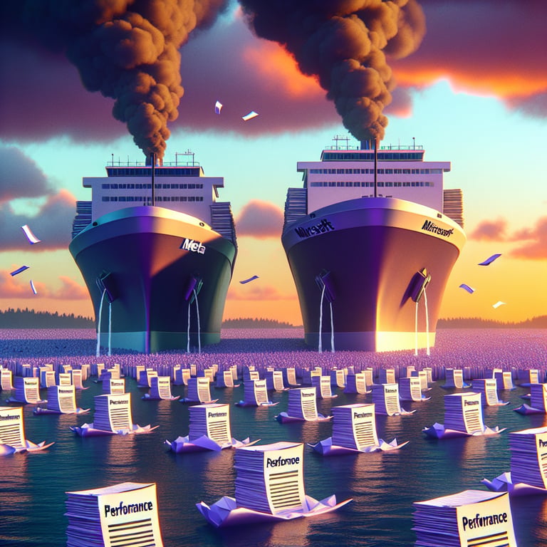 Meta and Microsoft Trim the Fat: Targeting 'Low Performers' in Latest Layoffs