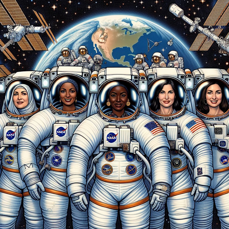 NASA Astronauts Break New Ground with Historic Fifth All-Female Spacewalk!