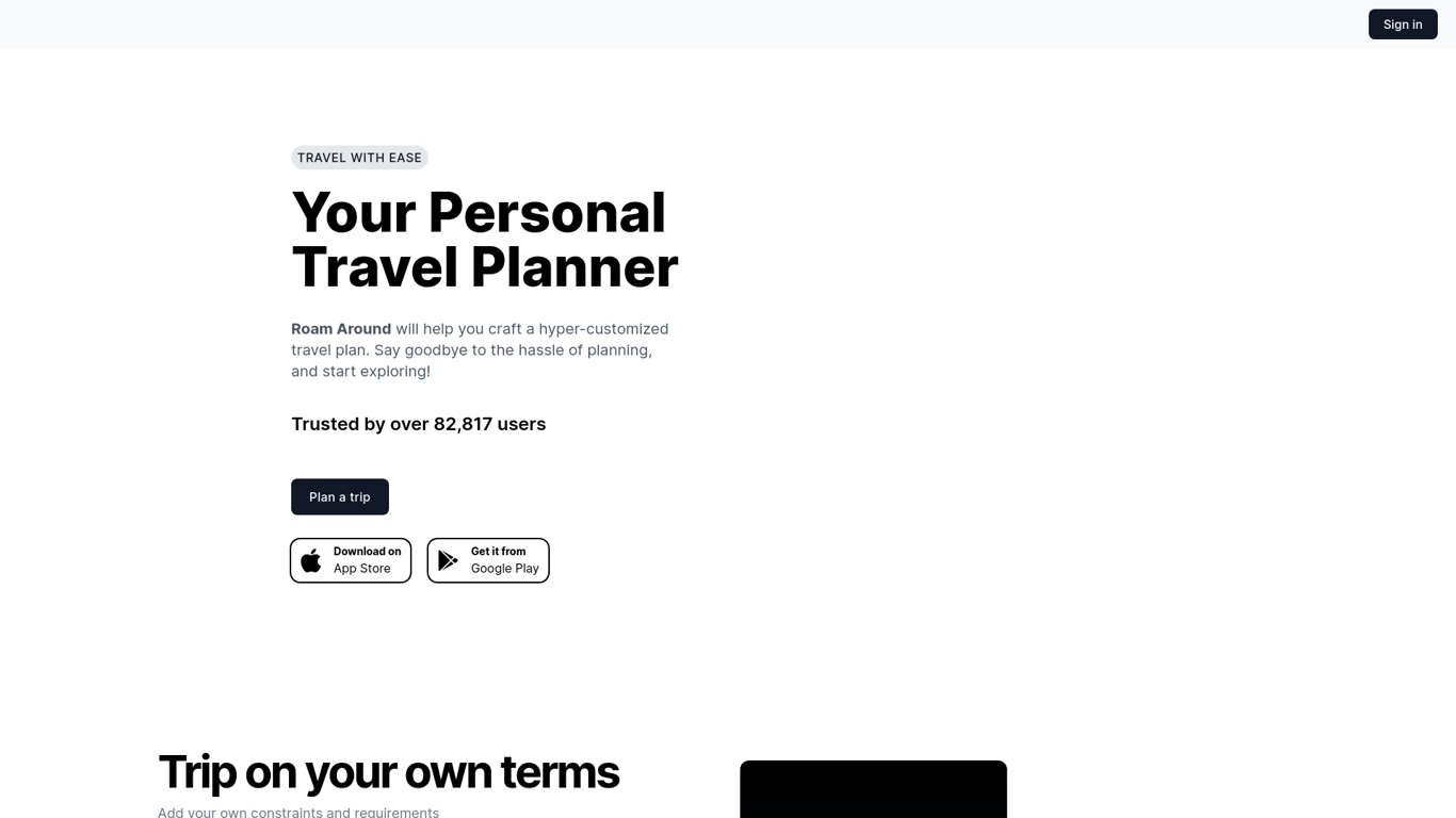 Roam Around App