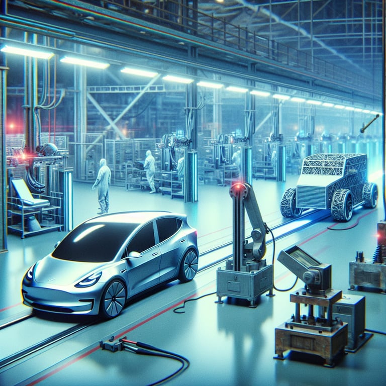Tesla Hits Pause: Model Y and Cybertruck Production Line Changes