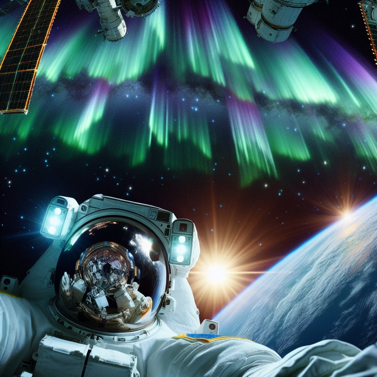 NASA Astronaut Jonny Kim Captures Stunning Auroras in ISS Time-Lapse