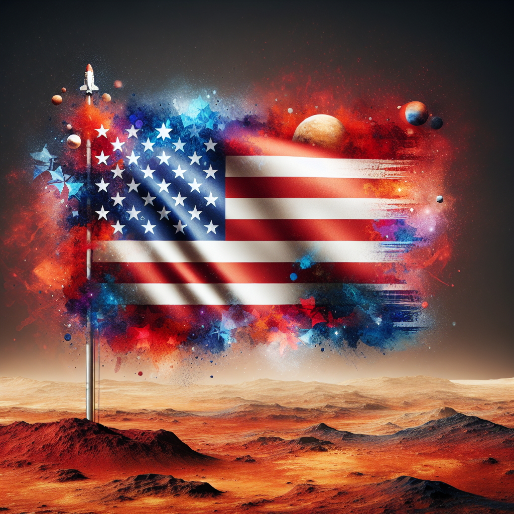 Old Glory on the Red Planet: American Flag Spotted on Mars!