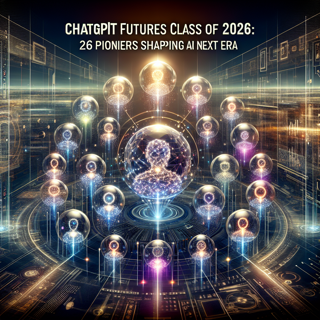ChatGPT Futures Class of 2026: 26 Pioneers Shaping AI's Next Era