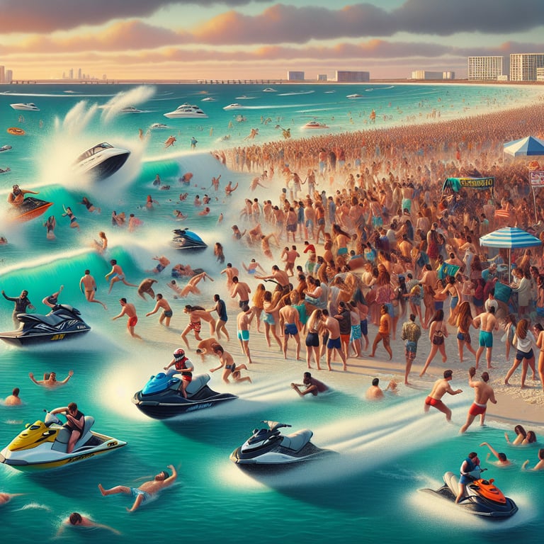 Spring Break Collision Caught on Camera: Safety Concerns Soar in Port Aransas!