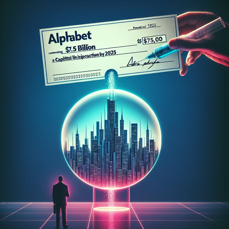 Alphabet Commits to $7.5 Billion Capital Injection by 2025