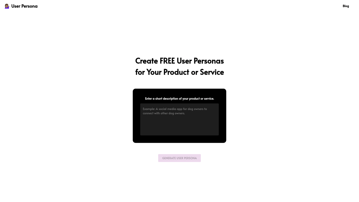 User Persona