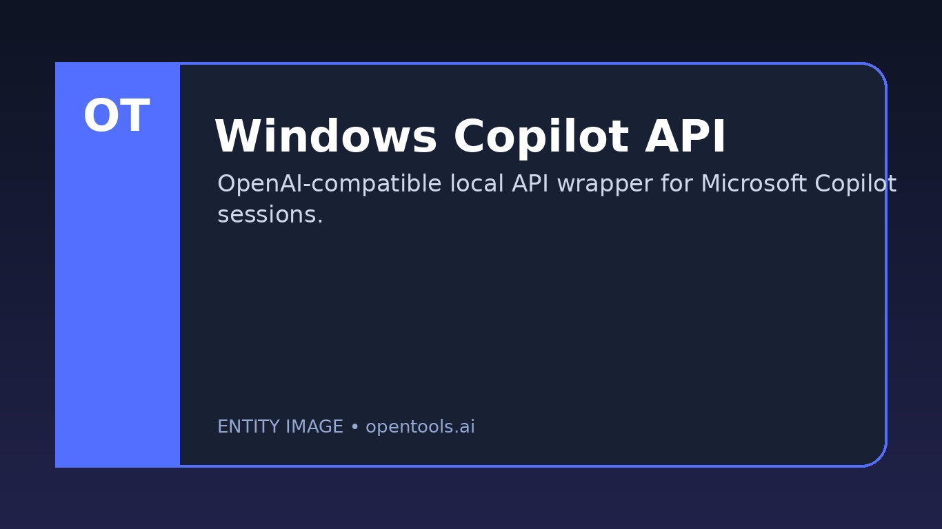 Windows Copilot API
