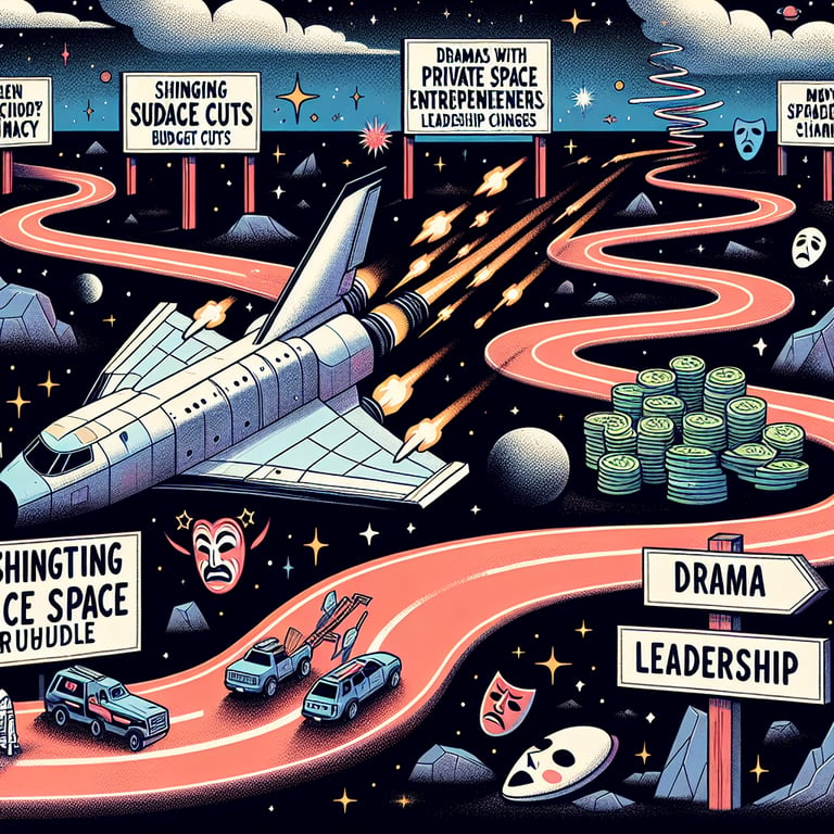 NASA's Bumpy Road Ahead: Budget Cuts, Musk Drama, and Leadership Shuffle